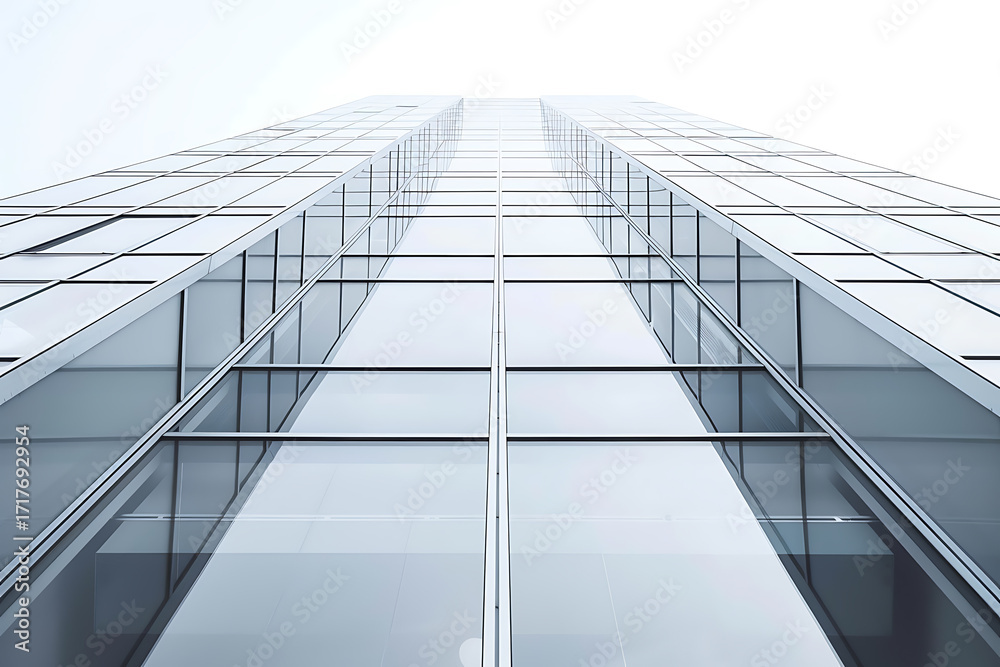 Obraz premium 現代的な銀行ビルの外観と建築デザイン