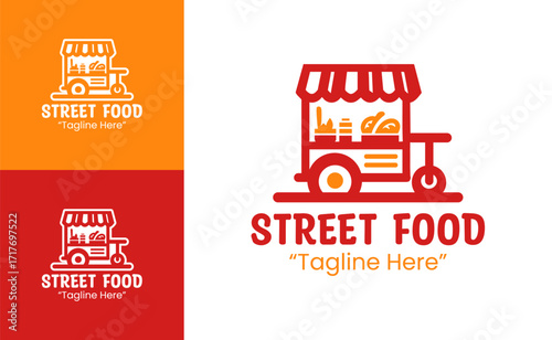 Street Food Logo Elegant Urban Emblem