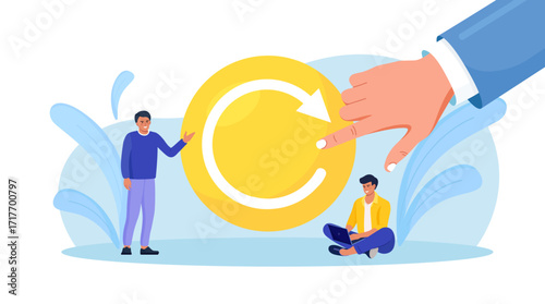 People update operation system. Restart project with new vision or rework the strategy. Renew business goals and direction. Reload new system updates