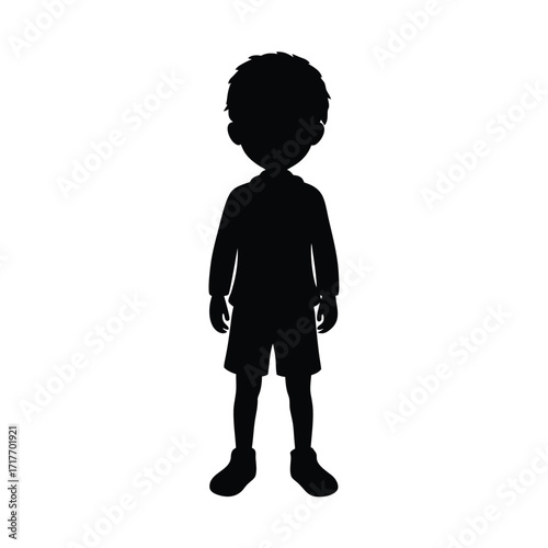 boy Profile Icon, Male Silhouette Icon, User Avatar Icon, little boy Head Icon, Profile Symbol Icon