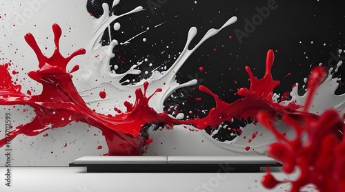 Splash Color Abstract Background