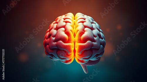 Artistic illustration of human brain halves, symbolizing duality and cognitive contrast.