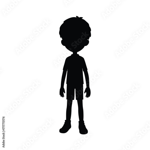 boy Profile Icon, Male Silhouette Icon, User Avatar Icon, little boy Head Icon, Profile Symbol Icon