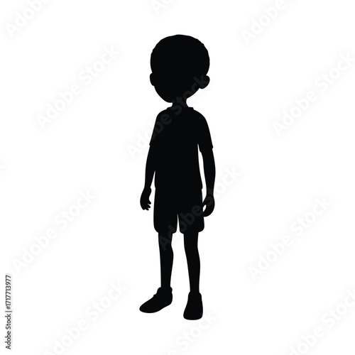boy Profile Icon, Male Silhouette Icon, User Avatar Icon, little boy Head Icon, Profile Symbol Icon