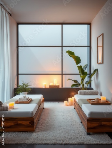 Serene spa sanctuary