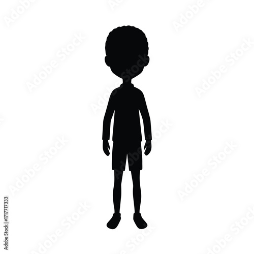 boy Profile Icon, Male Silhouette Icon, User Avatar Icon, little boy Head Icon, Profile Symbol Icon
