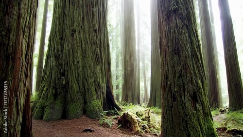 Majestic old-growth forest
