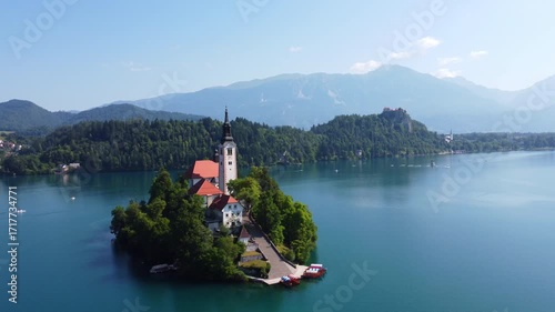 Lake Bled, Slovenia, in summer