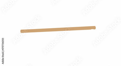 Minimalist tan cylinder graphic on white, conveying simplicity and design