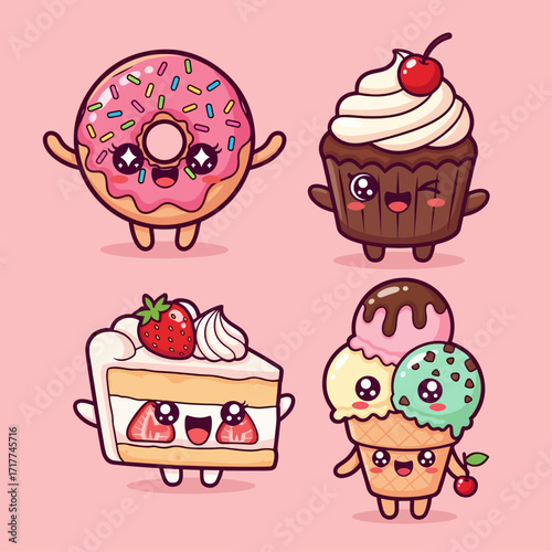 Kawaii Food Friends Party!