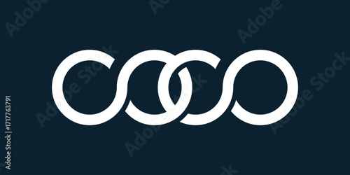 text coco logo design inspiration