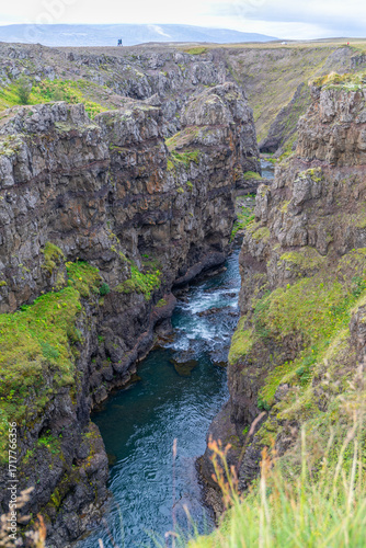 Canyon de Kolugljúfur, dans le nord ouest de l'Islande
