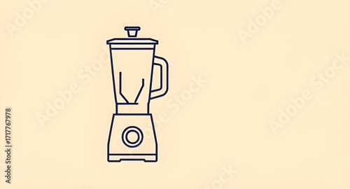 hand-drawn blender sketch, pencil line blender, ink drawing appliance, rough sketch blender, artistic blender render, loose line blender illustration, rough concept appliance art, pen drawn smoothie m