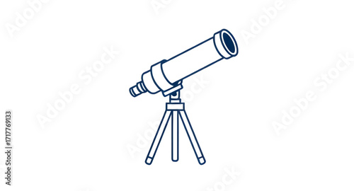 hand sketch telescope, fine line telescope, astronomy pen sketch, telescope etching style, telescope blueprint outline, stargazer tool drawing, star watching telescope, engraved optical device, linear