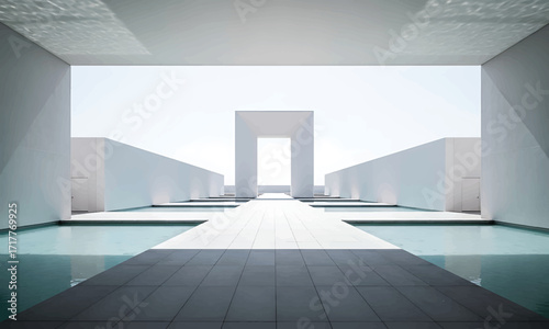 Minimalist Architecture and Water