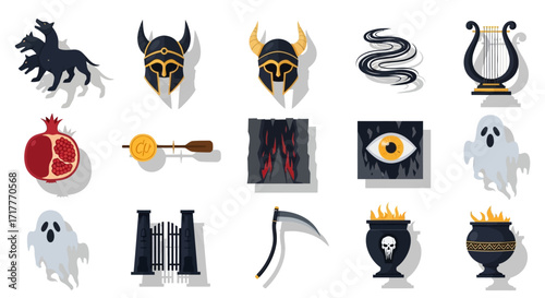 greek mythology symbols and figures.