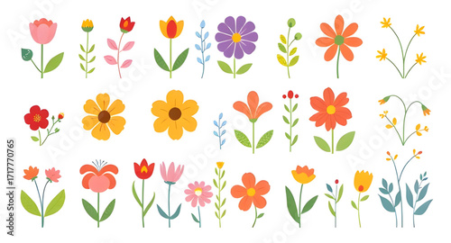 flower plant vector set, botanical illustration, floral collection, garden plants, blooming flowers, nature design, decorative flora, plant icon set, spring theme, botanical art, flower vector, garden