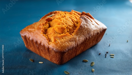 freshly baked loaf of sweet potato bread with golden crust and moist flavorful interior
