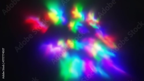Abstract vibrant light streaks on dark background (1)