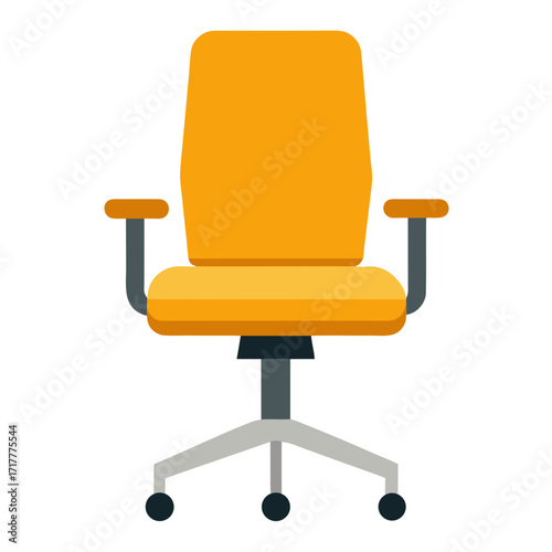 office chair isolated on white