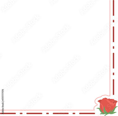 Floral Corner Border Frame