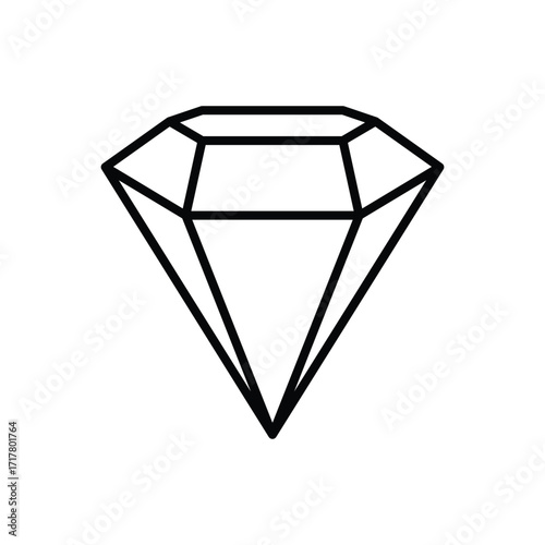 Diamond Icon, Diamond Logo Illustration