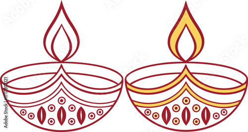 Diwali Candle Design Illustration. Decorative Diwali Candle Artwork. Elegant Diwali Candle Clipart. Beautiful Diwali Candle Illustration. Traditional Diwali Candle Design. Festive Diwali Candle Art