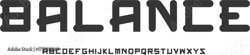 BOLD AND MODERN FONT TYPE WITH AN INTERESTING CURVED TOUCH 