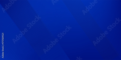 Blue abstract geometric background. Suit for business, institution, conference, party