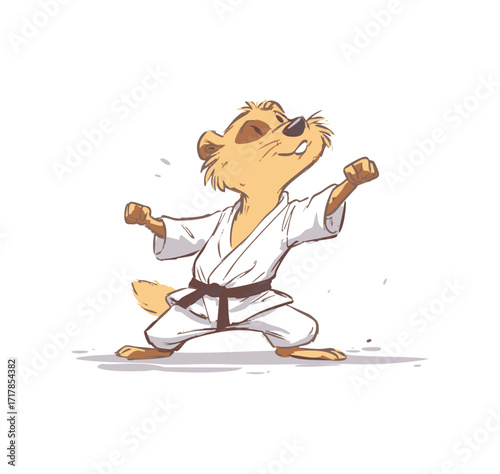 Funny Meerkat Judo