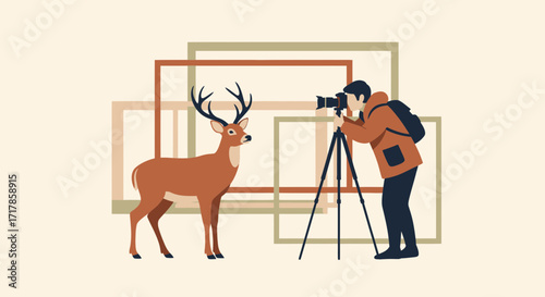 Captivating Wildlife Portrait: A Photographer Captures A Magnificent Deer With Skill and Precision
