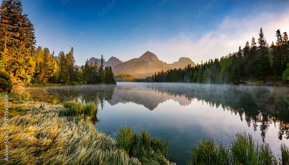 Fototapeta premium Morning On The Lake
