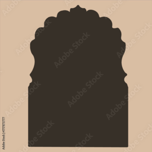 vector illustration of Minar Background 