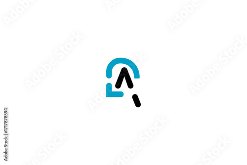 pa letter logo design in vector art 