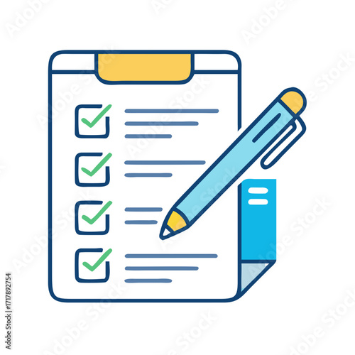 Checklist task management to do list with pen and paper project planning organization and productivity tool