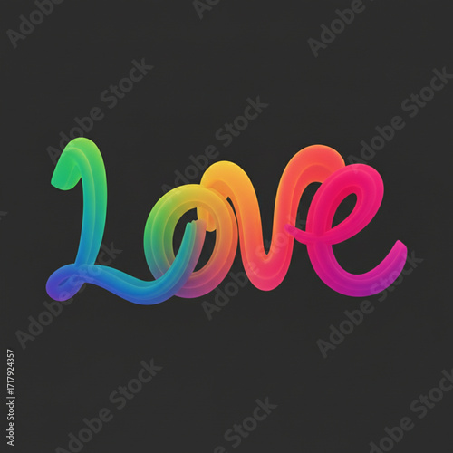 colorful heart shaped lollipops