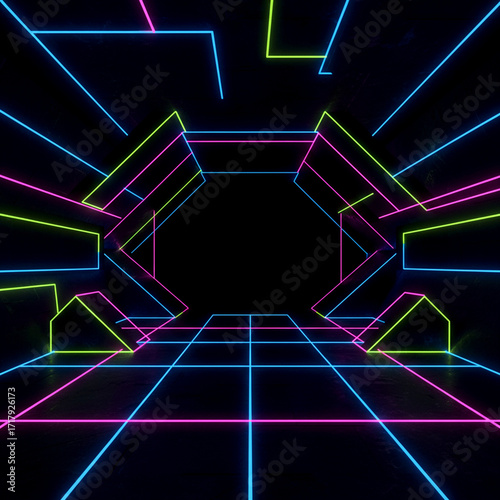 abstract technology background vector
