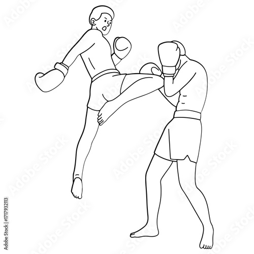 Boxing man