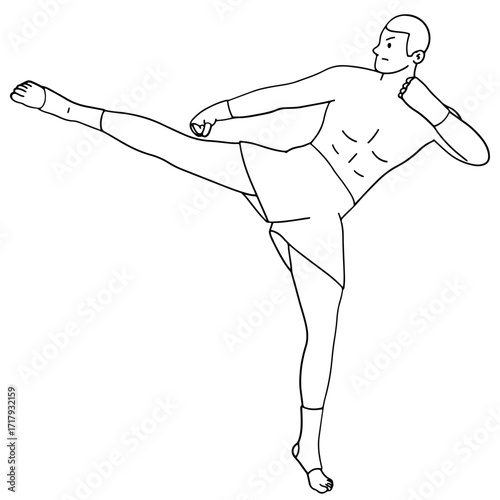 Boxing man