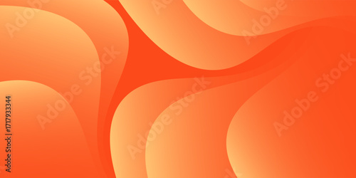 Modern orange colorful liquid geometric background. Vector eps10