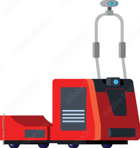 vector illustration of machine