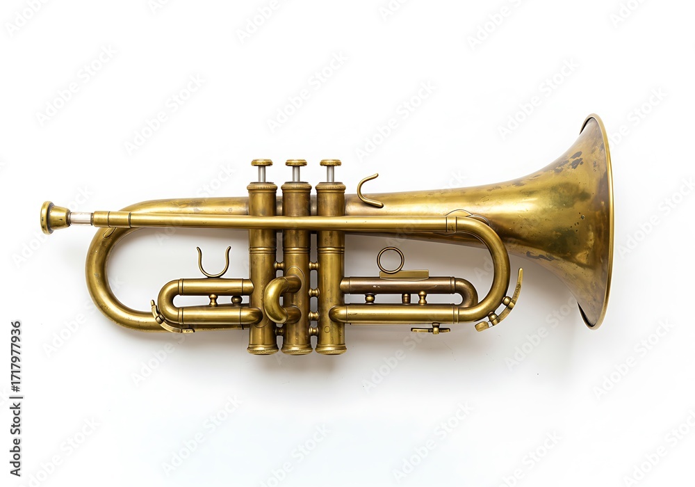Fototapeta premium Antique trumpet instrument