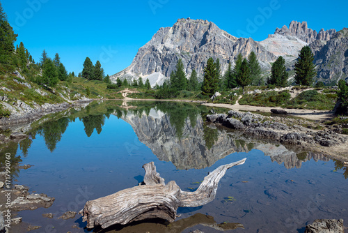 View from Lake Lagazuoi