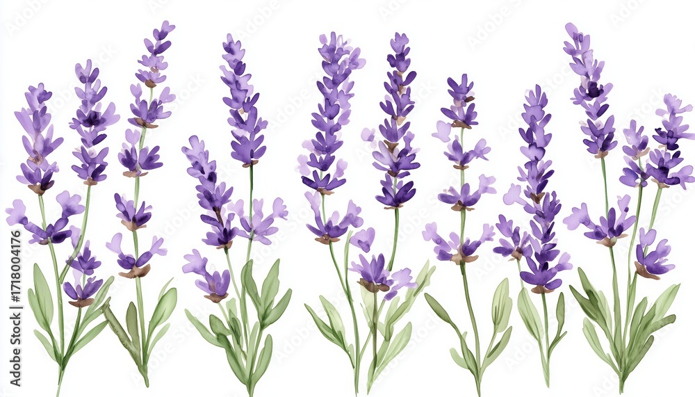 Obraz premium Trendy Lavender Art: Organic Labels For A Botanical Shop With Floral Templates And Artistic Designs