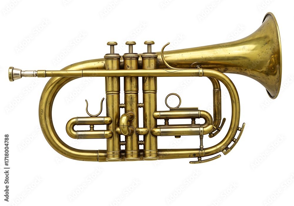 Obraz premium Vintage trumpet instrument