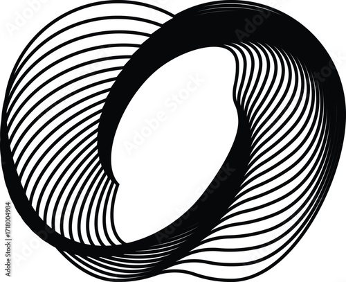 a classic optical illusion known as the 3D Hole Illusion or Black Hole Illusion