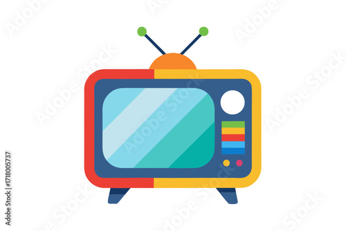 vintage tv set