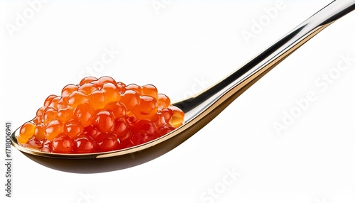 Caviar Spoon Isolated On Transparent Background