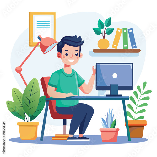 Home office setup