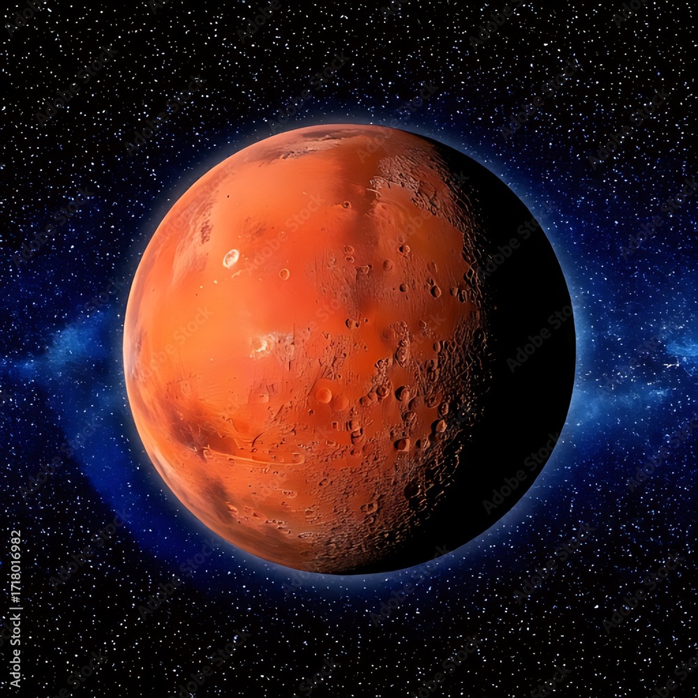 Fototapeta premium Mars in space (1)